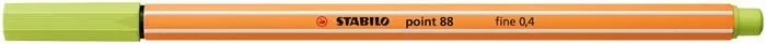 Tűfilc, 0,4 mm, STABILO "Point 88", lime zöld