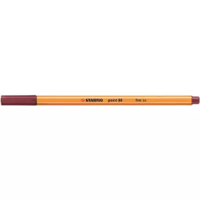 Tűfilc, 0,4 mm, STABILO 'Point 88', bíborvörös