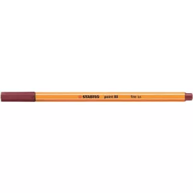 Tűfilc, 0,4 mm, STABILO "Point 88", bíborvörös