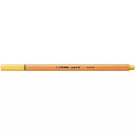   Tűfilc, 0,4 mm, STABILO "Point 88", világossárga