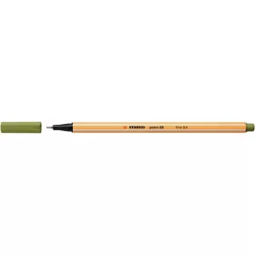 Tűfilc, 0,4 mm, STABILO 'Point 88', sárzöld