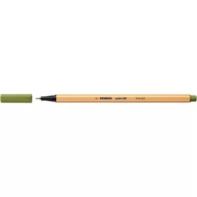 Tűfilc, 0,4 mm, STABILO "Point 88", sárzöld