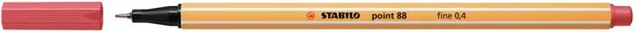 Tűfilc, 0,4 mm, STABILO "Point 88", rozsdavörös