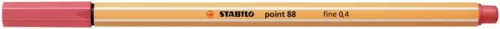 Tűfilc, 0,4 mm, STABILO "Point 88", rozsdavörös