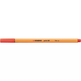   Tűfilc, 0,4 mm, STABILO 'Point 88', világos piros