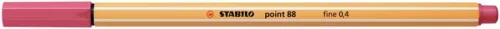 Tűfilc, 0,4 mm, STABILO "Point 88", eperpiros