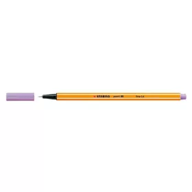 Tűfilc, 0,4 mm, STABILO "Point 88", pasztell-lila