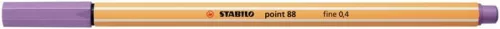 Tűfilc, 0,4 mm, STABILO "Point 88", szürkéslila