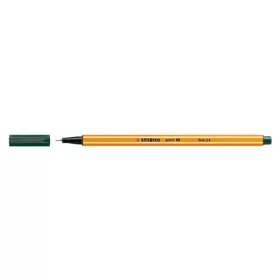 Tűfilc, 0,4 mm, STABILO "Point 88", sötétzöld