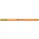 Tűfilc, 0,4 mm, STABILO "Point 88", khaki