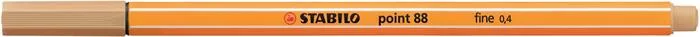 Tűfilc, 0,4 mm, STABILO "Point 88", világos okker
