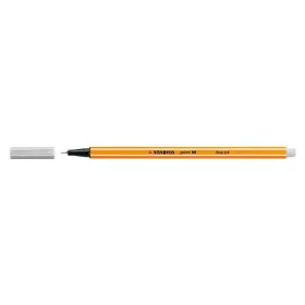   Tűfilc, 0,4 mm, STABILO 'Point 88', világos szürke