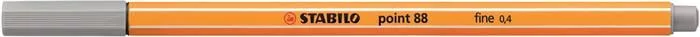 Tűfilc, 0,4 mm, STABILO "Point 88", közép jégszürke
