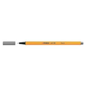Tűfilc, 0,4 mm, STABILO 'Point 88', szürke