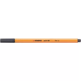 Tűfilc, 0,4 mm, STABILO 'Point 88', payne-szürke