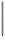 Ceruza, metál sötét lila, tanzanite lila SWAROVSKI® kristállyal, 14 cm, ART CRYSTELLA®