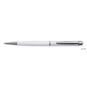   Golyóstoll, fehér 'Lille Pen', fehér SWAROVSKI® kristállyal, 14cm, ART CRYSTELLA®