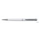 Golyóstoll, fehér "Lille Pen", fehér SWAROVSKI® kristállyal, 14cm, ART CRYSTELLA®