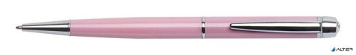 Golyóstoll, rózsaszín 'Lille Pen', fehér SWAROVSKI® kristállyal, 14cm, ART CRYSTELLA®