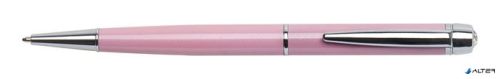 Golyóstoll, rózsaszín "Lille Pen", fehér SWAROVSKI® kristállyal, 14cm, ART CRYSTELLA®