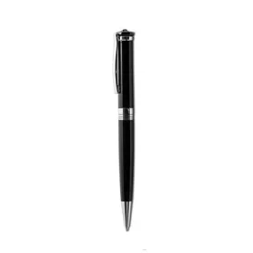   Golyóstoll, fekete, 'Rimini', fehér SWAROVSKI® kristállyal, 14 cm, ART CRYSTELLA®