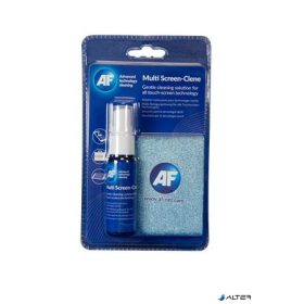   Tisztítófolyadék, érintőkijelzőhöz, mikroszálas kendővel, 25 ml, AF 'Multi Screen-Clene'