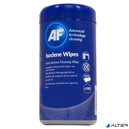 Tisztítókendő, izopropil alkohollal, 100 db, AF "Isoclene"