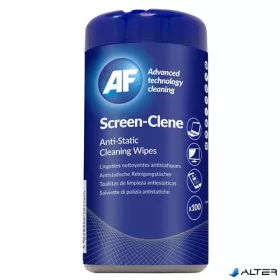   Tisztítókendő, képernyőhöz, antisztatikus, 100 db, AF 'Screen-Clene'