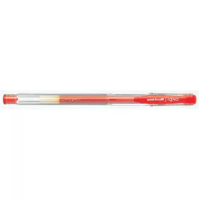   Zseléstoll, 0,3 mm, kupakos, UNI "UM-100 Signo Micro", piros