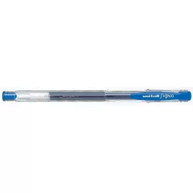   Zseléstoll, 0,3 mm, kupakos, UNI "UM-100 Signo Micro", kék