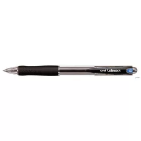   Golyóstoll, 0,3 mm, nyomógombos, UNI "SN-100 Laknock", fekete