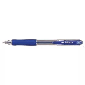   Golyóstoll, 0,3 mm, nyomógombos, UNI 'SN-100 Laknock', kék