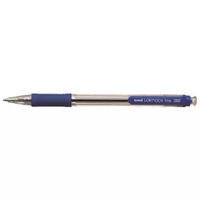   Golyóstoll, 0,4 mm, nyomógombos, UNI 'SN-101 Laknock Fine', kék