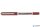 Rollertoll, 0,3 mm, UNI "UB-150 Eye Micro", piros