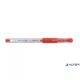   Zseléstoll, 0,25 mm, kupakos, UNI "UM-151 Signo DX", piros