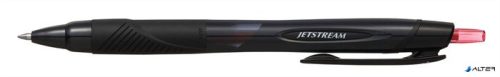 Golyóstoll, 0,35 mm, nyomógombos, fekete tolltest, UNI 'SXN-157S Jetstream Sport', piros