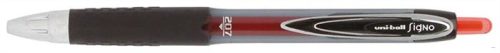 Zseléstoll, 0,4 mm, nyomógombos, UNI "UMN-207 Signo", piros