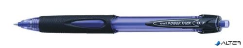 Golyóstoll, 0,3 mm, nyomógombos, UNI "SN-227 Powertank", kék