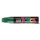Dekormarker, 15 mm, vágott, UNI "Posca PC-17K", zöld