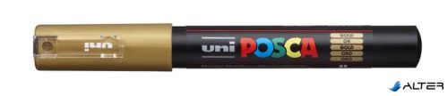 Dekormarker, 0,7-1,0 mm, UNI "Posca PC-1M", arany