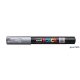 Dekormarker, 0,7-1,0 mm, UNI "Posca PC-1M", ezüst