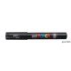 Dekormarker, 0,7-1,0 mm, UNI "Posca PC-1M", fekete