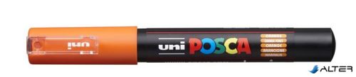 Dekormarker, 0,7-1,0 mm, UNI "Posca PC-1M", narancs