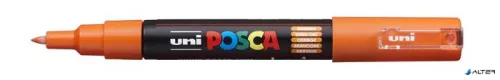 Dekormarker, 0,7-1,0 mm, UNI "Posca PC-1M", narancs