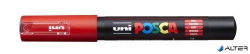 Dekormarker, 0,7-1,0 mm, UNI "Posca PC-1M", piros