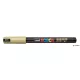 Dekormarker, 0,7 mm, UNI "Posca PC-1MR", arany