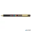 Dekormarker, 0,7 mm, UNI "Posca PC-1MR", arany