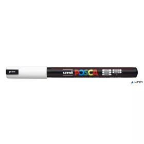 Dekormarker, 0,7 mm, UNI "Posca PC-1MR", fehér