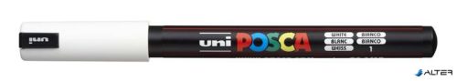 Dekormarker, 0,7 mm, UNI "Posca PC-1MR", fehér