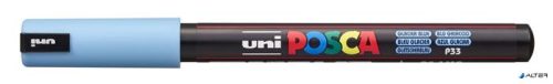 Dekormarker, 0,7 mm, UNI "Posca PC-1MR", jégkék